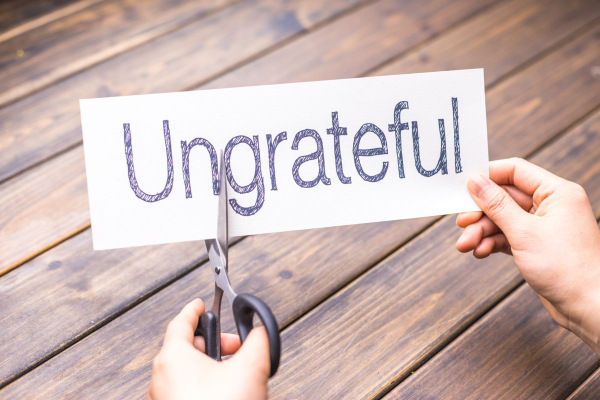 Overcoming Ungratefulness